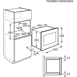 Kuchenka mikrofalowa Electrolux LMS2203EMX (700W; kolor czarny)