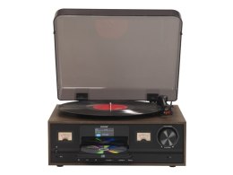 Gramofon Denver MRD-52 Retro, radio FM i DAB +, odtwarzacz CD, ciemne drewno