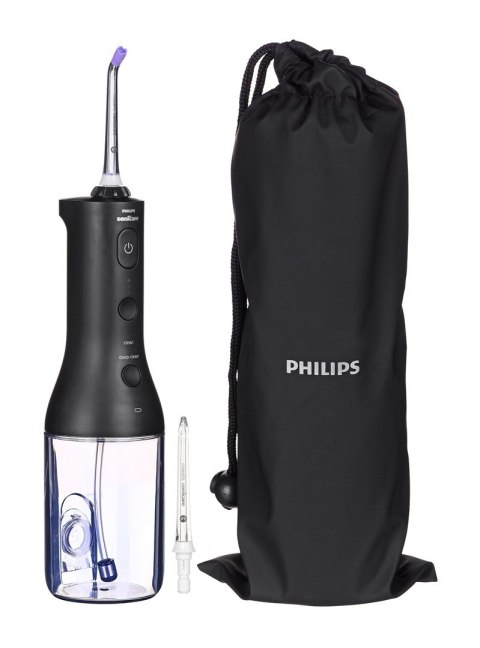 Philips | HX3826/33 Irygator Sonicare Power Flosser | Irygator doustny | Bezprzewodowy | 250 ml | Liczba głowic 1 | Czarny