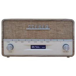 Radio DAB+/FM Denver DAB-36LW z drewnianą obudową light wood