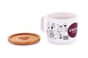 KUBEK CERAMICZNY Z POKRYWKĄ COSTA COFFEE