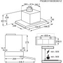 Okap teleskopowy ELECTROLUX LFP536X