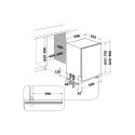 Zmywarka Whirlpool WIC 3C26F (szer. 59,5cm; Panel zamknięty)